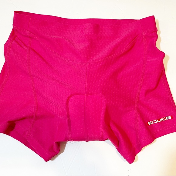 Souke Sports Cycling Shorts Woman’s M Padded Pink Bicycle Shorts Size M - Picture 5 of 6